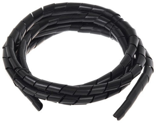 Maclean MCTV-687 B 43135 Osłona maskująca na kable (20.4*22mm) 3m czarna spirala CEN-43135