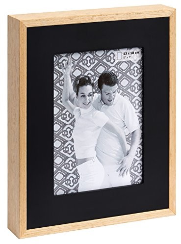 Walther wzornictwo rama portretowa Double ramka na zdjęcia, drewno, czarny, 15 x 20 cm YP520B