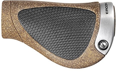 Ergon GP1 BioKork Gripshift rower kierownica uchwyt, brązowy, S 424 101 01