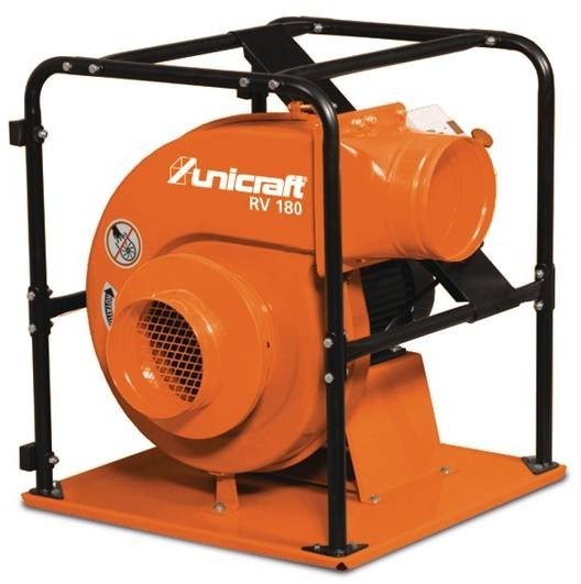 UNICRAFT Wentylator promieniowy do pyłu wiórów trocin dymu tworzyw RV 180