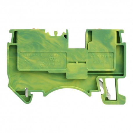 Geberit DEGSON szynowa 4mm2 1P zaciskowa żółt-ziel UL DGN 3879 DS4-PE-01P-1C-00AH