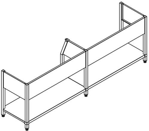 Franke Stelaż rozłożony MAXF260-60