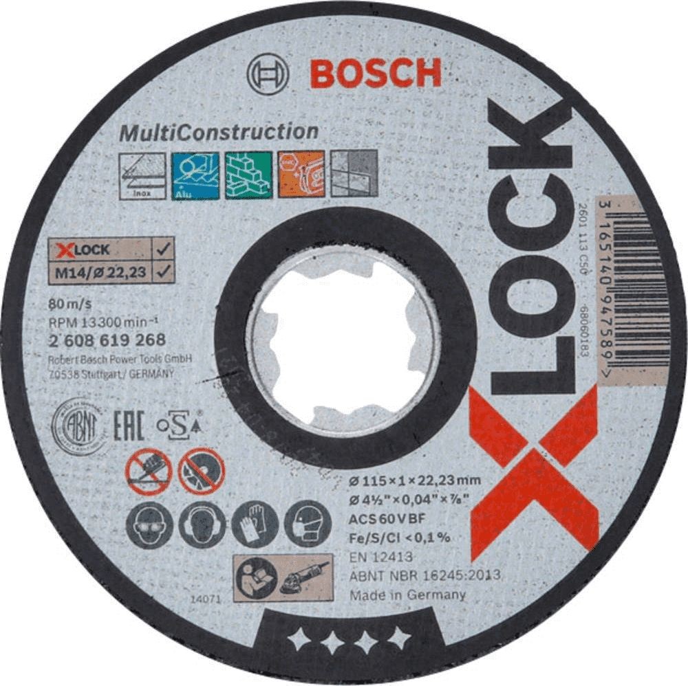 Bosch X-LOCK tarcza tnąca 115mm Multi uniwersalna 2608619268 2608619268