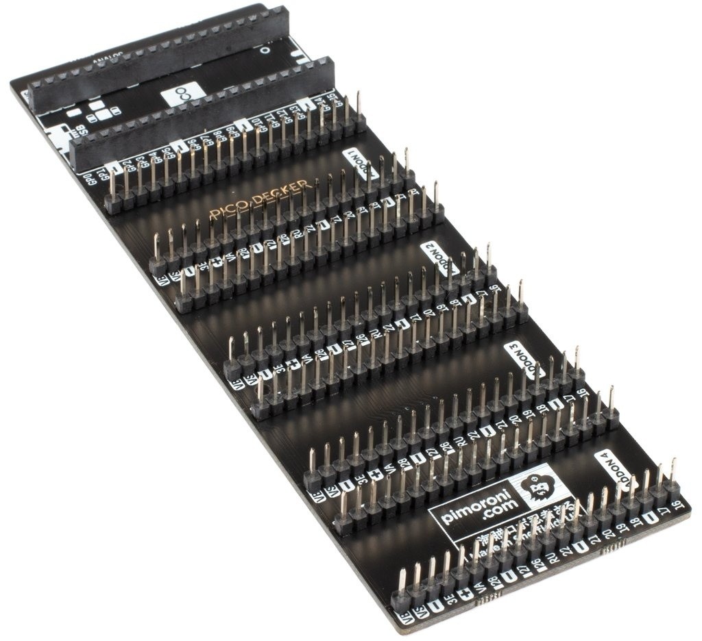 Raspberry Pi PiMoroni Pico Decker - poczwórny ekspander wyprowadzeń do Pico PIM-18871