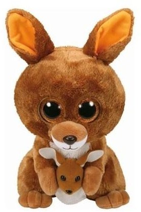 Ty Inc Beanie Boos Kipper brązowy kangur 24 cm