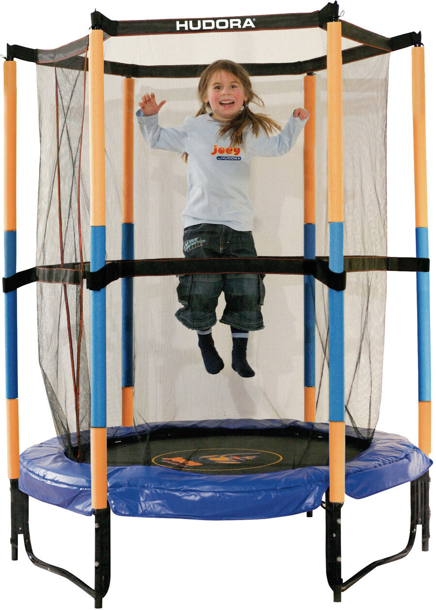 Trampolina 140cm Hudora dla dzieci do pokoju