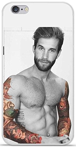 Onozo Etui ochronne z miękkiego żelu TPU do Apple iPhone 6 Plus, Design Sexy Hipster, czarny i biały Coque TPU GEL Apple Iphone 6 plus