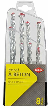 Cogex cogex 26315 wiertło do betonu, 8 sztuki