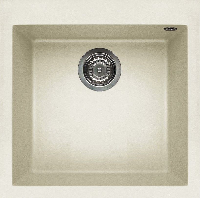 Elleci Zlewozmywak QUADRA 102 bianco antico G62 GRANITEK LGQ10262