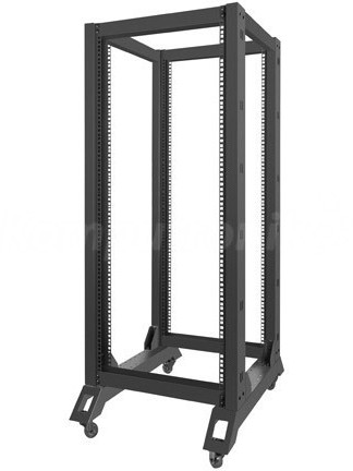 LANBERG Stojak Open Rack 27U 600x800mm czarny OR01-6827-B