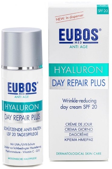 Eubos Med Med Hyaluron SPF20 krem do twarzy na dzień redukujący zmarszczki 50ml