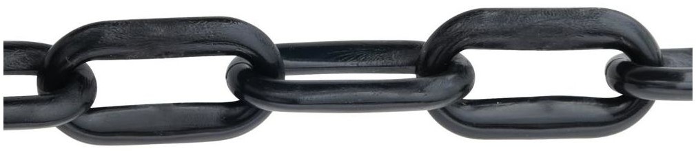 STANDERS Łańcuch plastikowy 6 mm x 5 m 10kg czarny
