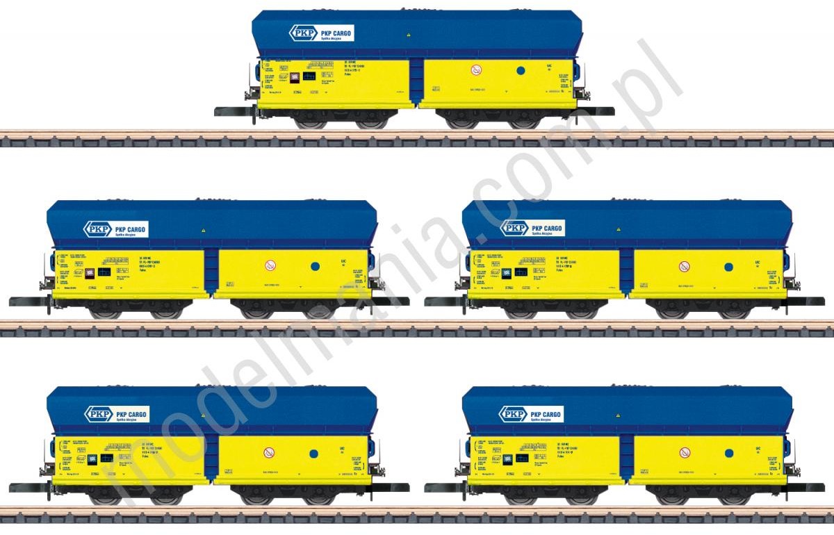 Marklin Zestaw wagonów towarowych do węgla typ Falns 86311