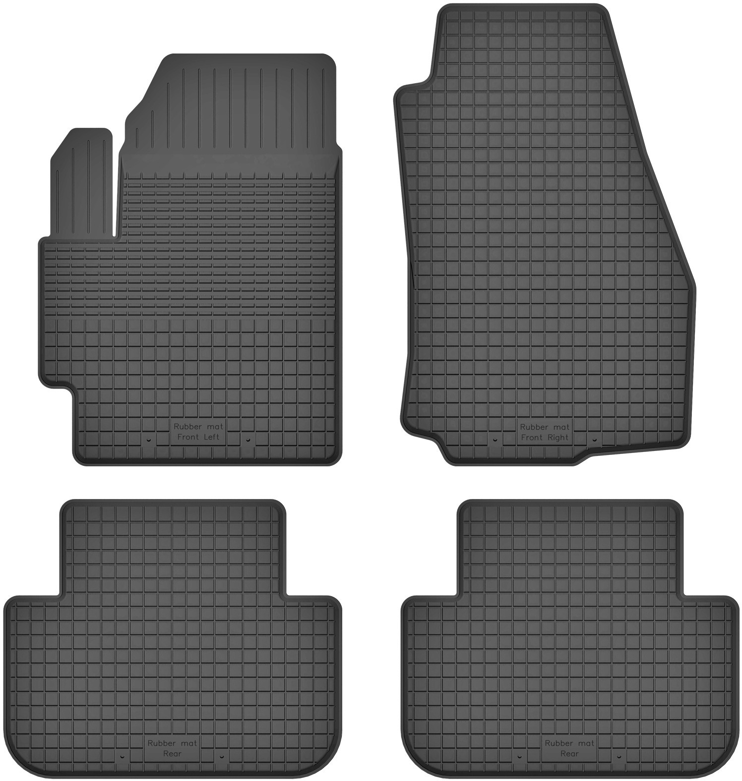 MotoHobby Ford C-MAX I - dywaniki gumowe korytkowe