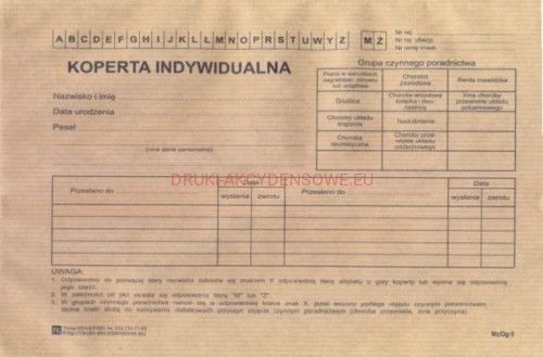 Firma krajewski Koperta archiwizacyjna B5-bez nadruku / opak 100 szt AK-01