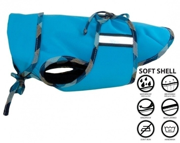 Grande Finale Derka niebieska SOFTSHELL r.0/18cm