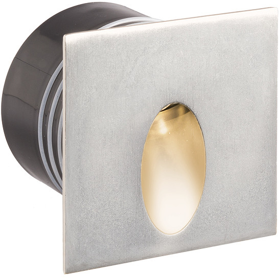 Redlux Oprawa do wbudowania ELICA SQ aluminium szczotkowane 230V LED 3W 78 IP54 3000K R12529