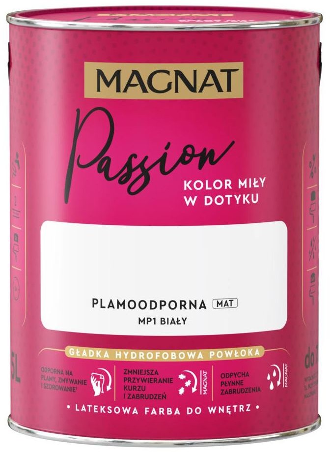Magnat Farba Passion Biały 5 l