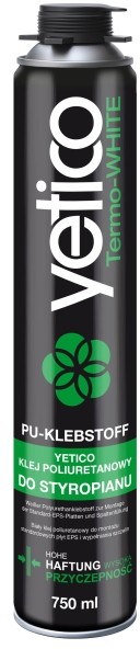 Yetico Klej do styropianu Termo-White 750 ml KLEJ TERMO WHITE