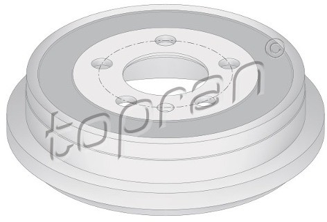 TOPRAN Bęben hamulcowy 110 039