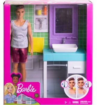 Barbie Lalka Ken domowe zajęcia FYK53) 314719