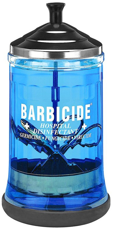 Barbicide Szklany Pojemnik do Dezynfekcji Narzędzi o Pojemności 750 ml ŚREDNI