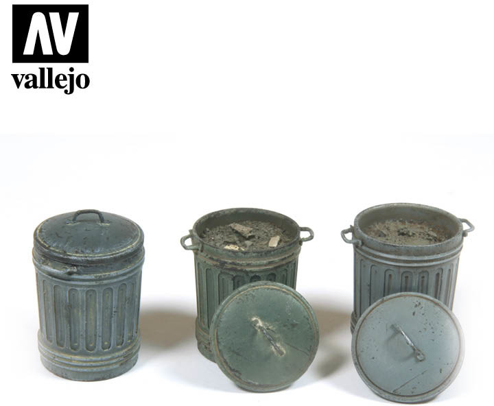 Vallejo VALLEJO  Garbage Bins (#1) SC212