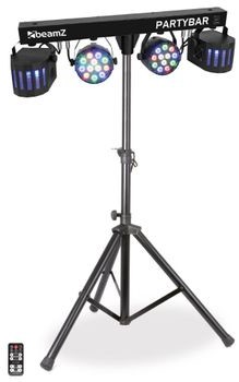 Beamz Zestaw oświetleniowy PAR Derby BeamZ Partybar2 153.238
