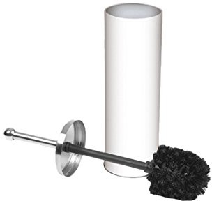 Douceur d'Intérieur douceur D l'intérieur szczotka do WC z białego metalu, 9,5 x 9,5 x 26,5 cm 6ASB221BC