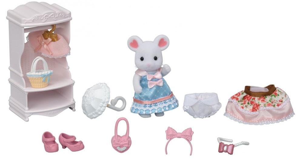 Sylvanian Families zestaw Miasto zestaw modnych ubrań i dodatków