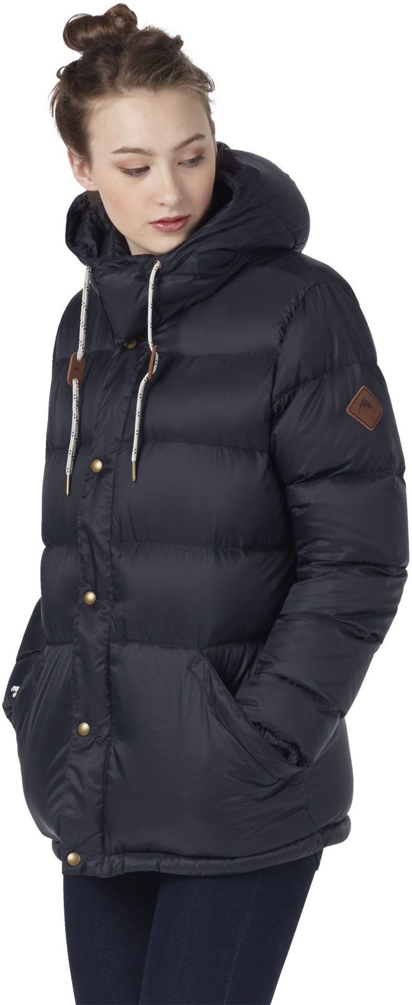 Burton kurtka zimowa damska HERITAGE PUFFY TRUE BLACK