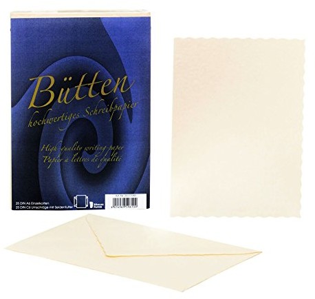 Rössler Rössler 20271940 - Bütten - teczka na karty A6/koszule, C6/koperty, kość słoniowa 20271940