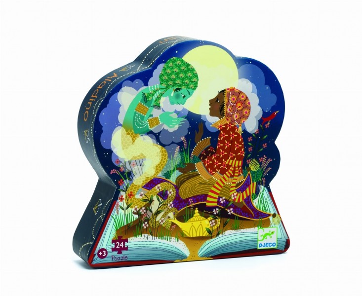 Djeco Puzzle Tekturowe ALLADYN 24 elementów DJ07281