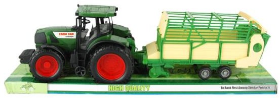 Dromader Traktor z przyczepą pod kloszem 1207692