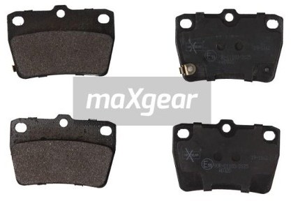 MaxGear Zestaw klocków hamulcowych, hamulce tarczowe 19-1162