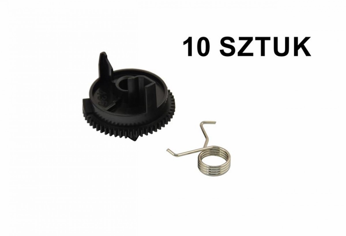 THI Reset Gear with Spring (reseter zębatki i sprężynka) do Brother TN-426,TN426, TN-910, TN910 (10szt.) RGS-BTN426_CMYK_10SZT