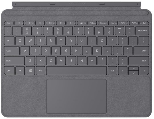 Microsoft Surface Go2 Signature Type Cover Grey - KCT-00105