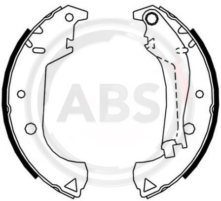 A.B.S. Zestaw szczęk hamulcowych 9119