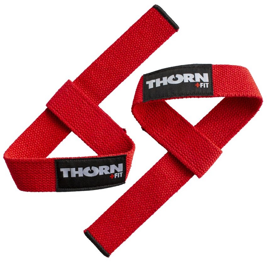 Thorn FIT Paski do podnoszenia ciężarów lifting Strap FIT czerwone)