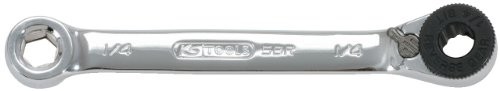 KS Tools Klucz oczkowy KS-Tools 503.4691 Gear Plus Mini-bit przełączający z grzechotką, 1/4 X 1/4 cala 503.4691