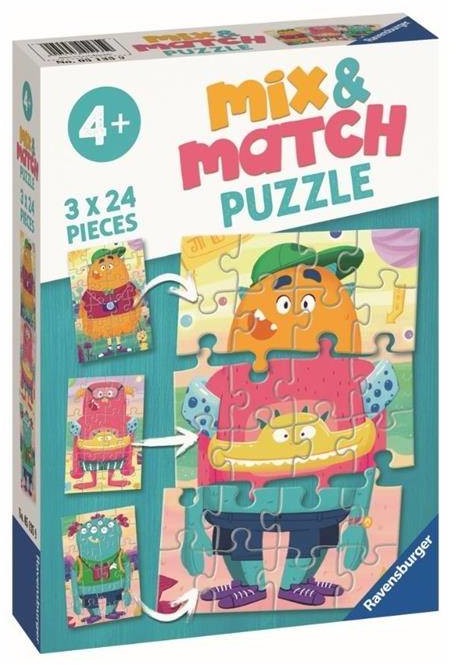 Brio Ravensburger Mix&Match Puzzle Potworki blueocean-35636-0