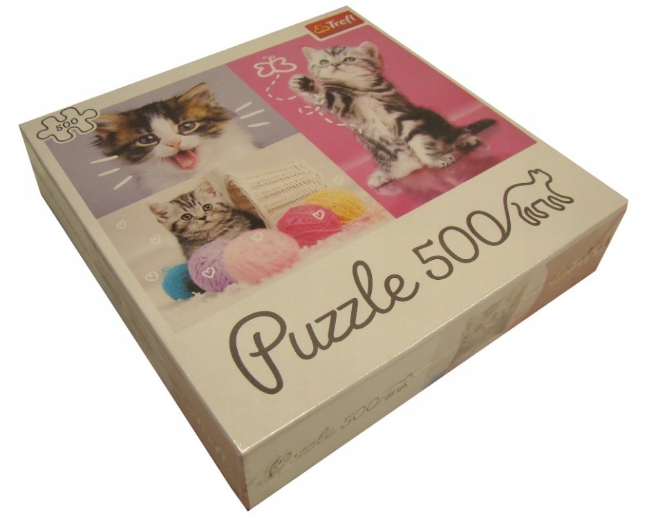 Trefl Puzzle 500 elementów 91690 Kotki