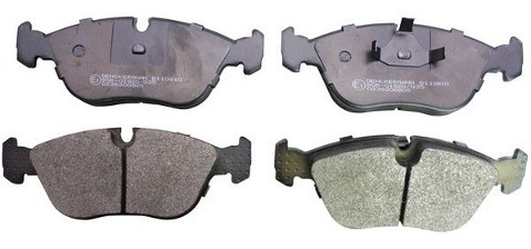 DENCKERMANN Zestaw klocków hamulcowych, hamulce tarczowe B110810