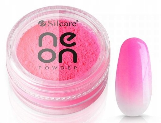 Silcare Efekt Dymu Neon Powder Light Pink 3g