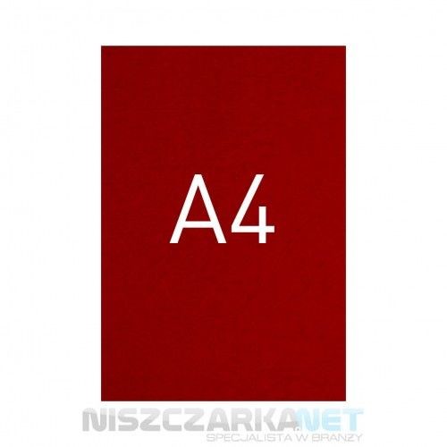 Opus Okładka kartonowa o fakturze skóry - O.UNIVERSAL - 297 x 210 mm (A4) - 100 arkuszy - bordowy