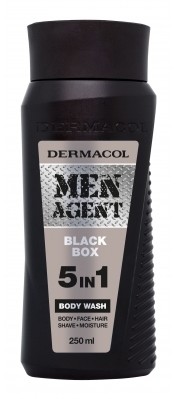 Dermacol Men Agent Black Box 5in1 żel pod prysznic 250 ml dla mężczyzn