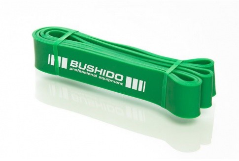 POWER BAND DBX Bushido sklep 44 - WZMOCNIONA GUMY GUMA TRENINGOWA DBX BUSHIDO- ZIELONA 23-57 KG