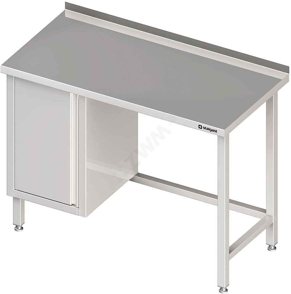 Stalgast stół przyścienny z szafką (L),bez półki 1700x600x850 mm 980486170