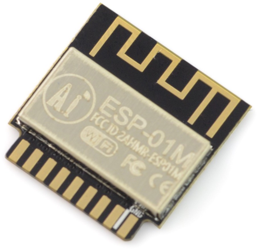 OEM Moduł WiFi ESP-01M ESP8285 - 11GPIO, ADC, PCB Antena DNG-12252