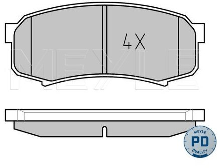 Wulf Gaertner Autoparts Zestaw klocków hamulcowych, hamulce tarczowe Wulf Gaertner Autoparts 025 219 4715/PD